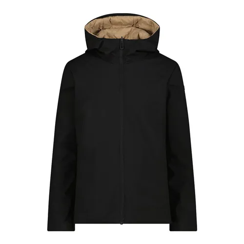 CMP Woman Padded Reverse Jacket FIX Hood nero (U901) 42