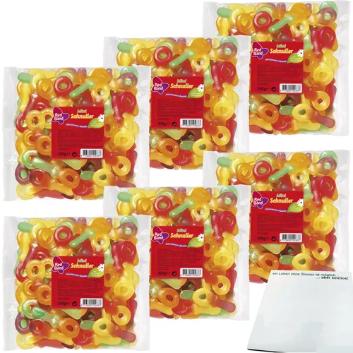 Red Band Fruchtgummi Schnuller 6er Pack 6x500g Beutel usy Block