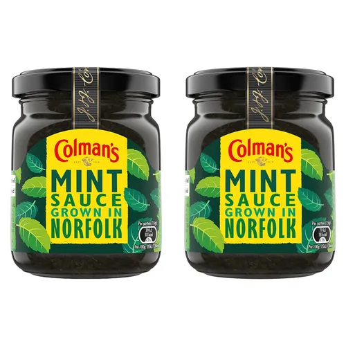 Colman's Classic Mint Sauce | Gewürzsauce aus Minze 2 Stück (2 x 165g)