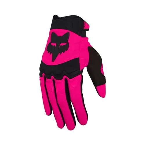 FOX Dirtpaw 2023 Motocross Handschuhe, schwarz-pink, Größe L - Motorradhandschuhe mit gepolsterter Handinnenfläche und robustem Nylon für optimalen Schutz und Komfort beim Fahren.