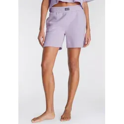 LASCANA Sweathose mit geripptem Hosenbund, Loungewear, Loungeanzug lila 36/38