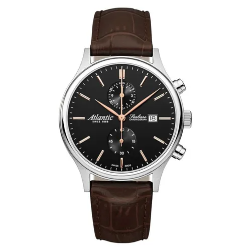 Atlantic Seabase 64452.41.61R – elegante Herrenuhr, 42 mm Garantie: 2 Jahre