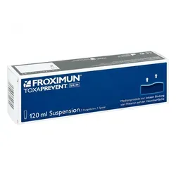 Froximun Toxaprevent Skin Suspension - Arzneimittel zur schnellen Linderung von Hautirritationen und zur Unterstützung der Wundheilung, basierend auf natürlichen Inhaltsstoffen.