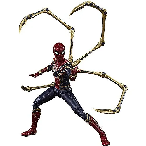 Bandai S.H.FIGUARTS Eisen Spinne Letzte Kampf Edition Spiderman - Action-Figur aus PVC im Maßstab 1:12, ideal für Marvel-Fans und Sammler, inspiriert vom Avengers Franchise.