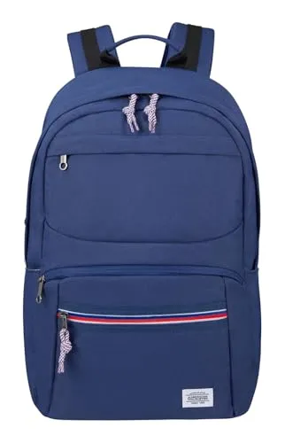 American Tourister Upbeat Laptoprucksack - 45 cm, 21.5 L, Blau (Navy) - Laptop-Rucksack für 15.6 Zoll Notebooks, 31 x 26 x 45 cm, 21.5 L, leicht mit nur 0,70 kg. Urbanes Design und wasserabweisendes Gewebe bieten Schutz und Stil für unterwegs.