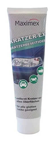 Maximex Kratzer Ex Kratzerentferner für alle Lacke mit Fleece Tuch 150g