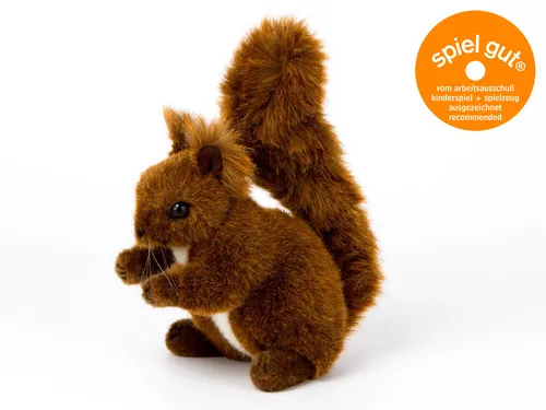 Kösen 3380 Eichhörnchen groß Plüschtier - Kuscheltiere: 23 cm großes, handgemachtes Eichhörnchen aus kuschelweichem Plüsch, ideal als Spielgefährte oder dekorativer Hingucker.