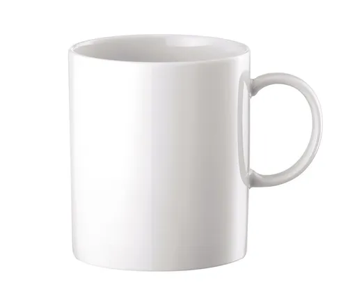 Thomas Porzellan Becher Sunny Day Weiss Becher mit Henkel, Porzellan