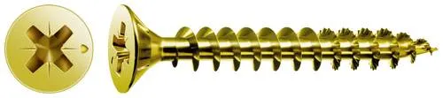 SPAX Universalschraube Holzschraube YELLOX Vollgewinde Senkkopf Kreuzschlitz CUT4-Spitze 3 x 16mm - 200 Stück
