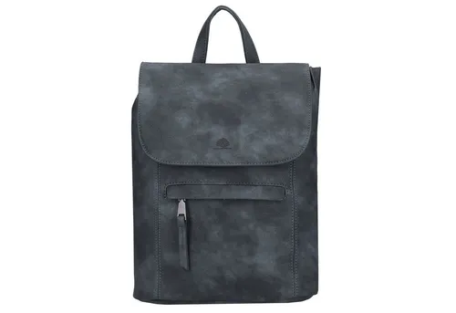 Greenburry Franzi Mad'l Dasch Rucksack 32cm - petrol - Stylischer Tagesrucksack aus Kunstleder mit praktischem Reißverschluss, ideal für den Alltag und Reisen. Leicht und kompakt mit einem Volumen von 10-20 Litern.