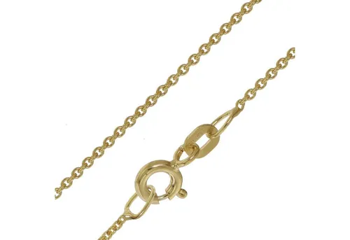 trendor Kette ohne Anhänger für Anhänger Gold 585/ 14K Rund-Kette 1,1 mm