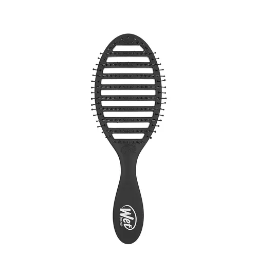 Wet Brush Speed Dry Hairbrush Vented Design Heat Resistant Bristles Black