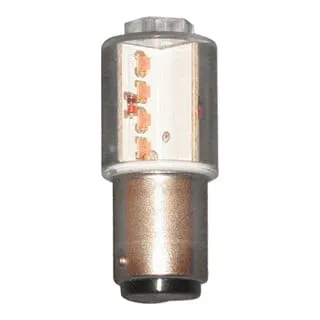Scharnberger+Hasenbein LED-Leuchte 18,5x45mm Ba15d 24/28VAC/DC - Vielseitige LED-Leuchte für Melde- und Warnanwendungen, mit gleichmäßiger Lichtverteilung über 360°. Robuste Bauweise und zusätzlicher Überspannungsschutz sorgen für zuverlässigen Einsatz.