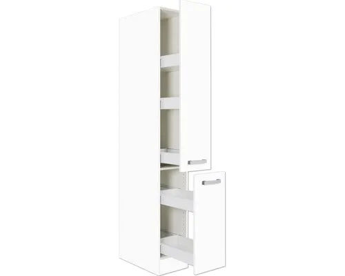 Optifit Apothekerschrank Salo214 BxTxH 30 x 57,1 x 206,8 cm weiß matt zerlegt HW