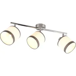 REALITY Deckenleuchte Davos R81553006 - Moderne Deckenleuchte in Chrom, 3 x E14, max. 10 W – ideal für stilvolle Akzentbeleuchtung in jedem Raum.