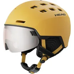 Head Radar Helm Mit Visier Gelb M-L Gelb M-L - Gelb