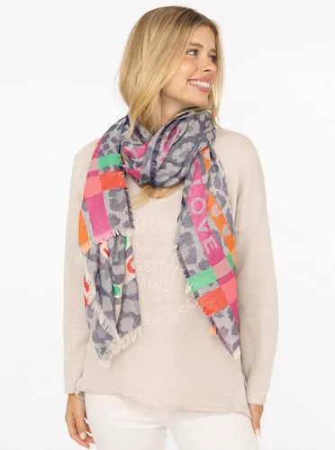 Zwillingsherz Schal in Bunt