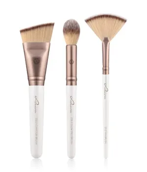 Luvia Highlight + Contour Set Prime Vegan Pinselset - Make-Up-Pinsel für perfekte Konturen und strahlenden Glow, handgemacht, vegan und in umweltfreundlicher Verpackung – ideal für unterwegs!