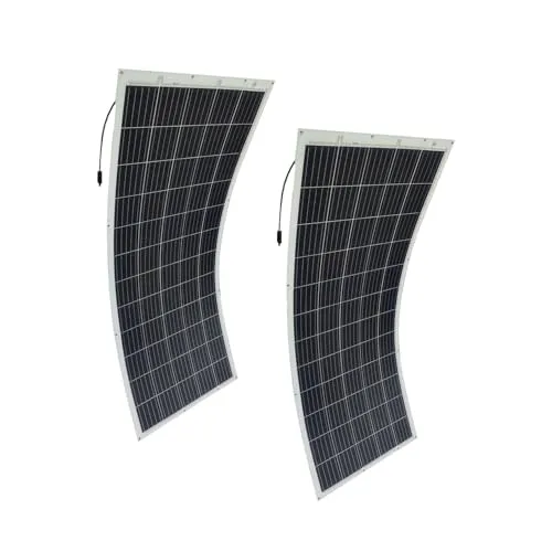 Sunman FLEX 310 W Solarmodul - Flexibles, ultraleichtes Solarpanel für Boote, Camper und LKW - Monokristallines Solarmodul, rahmenlos und glasfrei, ideal für gewölbte Oberflächen. Schnelle Installation ohne Dachdurchdringung, 12 Jahre Garantie!