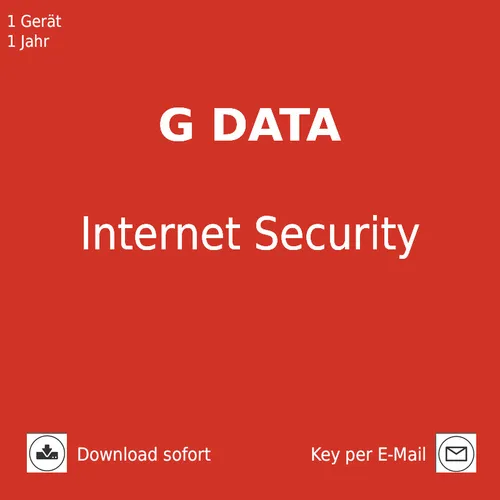 G DATA Internet Security, 1 PC, 1 Jahr, Download