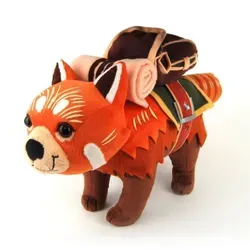 Dota 2 Plüschfigur Redpaw mit Codekarte | 40 cm Orange - Kuscheltiere: Niedlicher Red Panda Courier aus Dota 2, 40 cm groß, mit Ingame-Code zur Freischaltung im Spiel – ein treuer Begleiter für Fans!