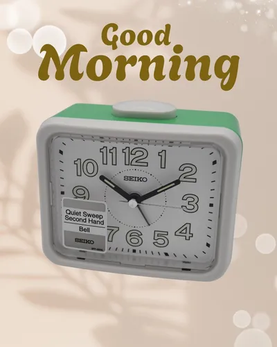 Seiko QHK061W Quarzwecker in grün von Seiko