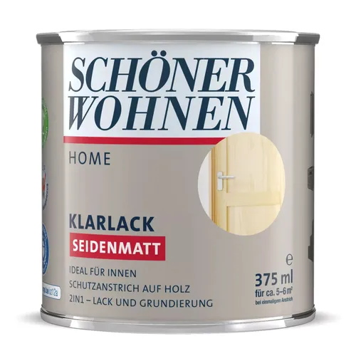 Schöner Wohnen Home Klarlack 375ml seidenmatt  13€/L
