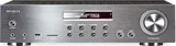 Aiwa AMU-120BT SL - Verstärker AV-Receiver mit Bluetooth 5.0, 120 W Leistung und vielseitigen Anschlussmöglichkeiten, langlebig und robust in Silber