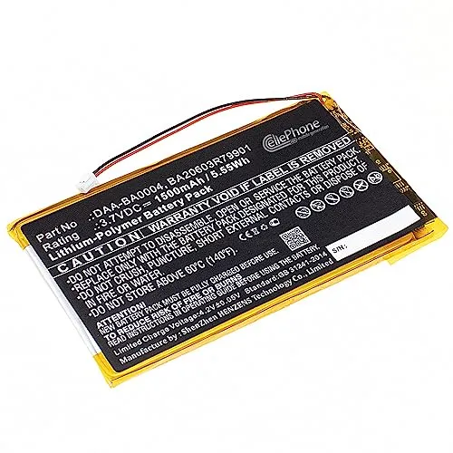 cellePhone Akku Li-Polymer kompatibel mit Creative Jukebox Zen Touch (20GB / 40GB) (Ersatz für DAA-BA0004)