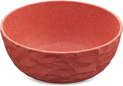 Koziol Bowl CLUB BOWL Set 4 Stück - Kindergeschirrsets, elegantes und facettiertes Design aus robustem, BPA-freiem Melamin, ideal für Outdoor-Aktivitäten und sicheres Waschen, 100 % kohlenstoffneutral.