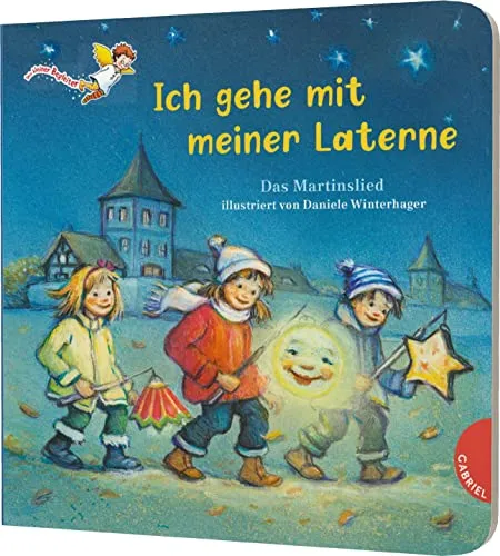 Ich gehe mit meiner Laterne: Pappbilderbuch für St. Martin ab 2 Jahren - Christliche Heilige & Glaubensvorbilder, fördert die Liebe zur Musik und Geschichten für die Kleinsten.