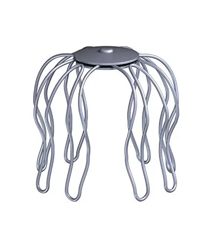 Trobak Dachrinne NW 80 Aluminium Farbe Anthrazit Länge 2 Meter (Rinnensieb für Fallrohr DN 80)