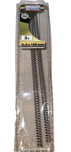 Druckfeder 6,0x160 mm Stahlfeder Zugfeder Federn 2 stück Federn blank