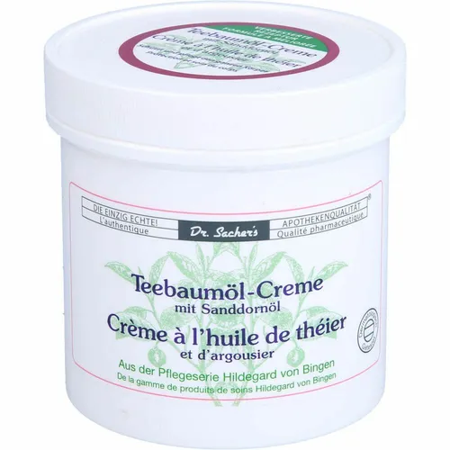 Dr. Sachers Teebaumöl Creme mit Sanddornöl