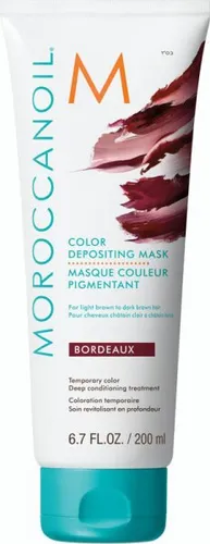 Moroccanoil Color Depositing Mask Bordeaux 200ml - Coloration mit intensiver Farbauffrischung, pflegt das Haar dank ArganID-Technologie und sorgt für Glanz und Geschmeidigkeit.