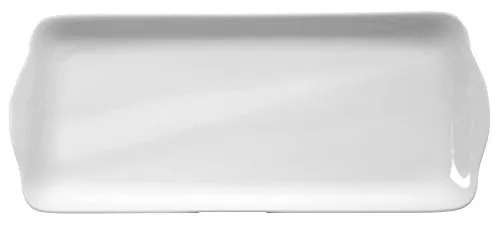 Seltmann Weiden 001.467665 Compact - Kuchenplatte/Servierplatte/Platte - eckig - 35 cm - Porzellan - weiß