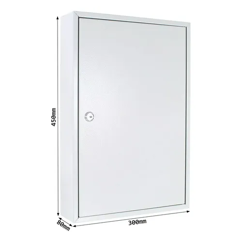 Rottner S 64 Schlüsselschrank eintürig - Tresore & Sicherheitsschränke, robuster Schlüsselschrank aus Qualitäts-Stahlblech mit Sicherheitsmerkmalen für optimale Aufbewahrung.