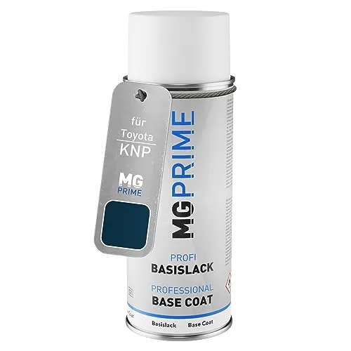 MG PRIME Autolack Spraydose für Toyota KNP Martinique Blue/Tiefblau Basislack Sprühdose 400ml