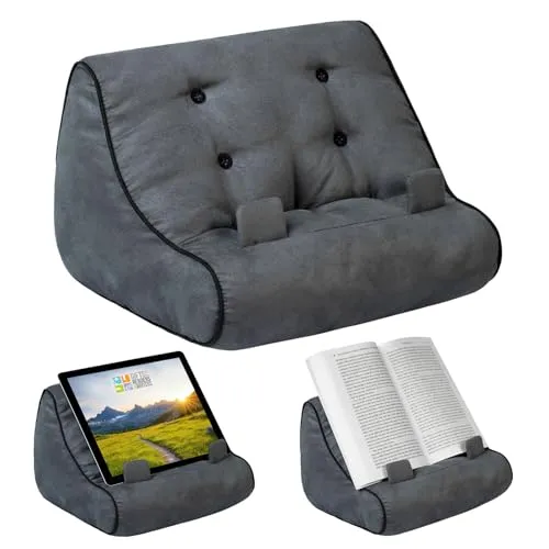 Book Couch iPad Ständer | Tablet Ständer | Buchhalter | Lesekissen | Lesen im Bett zu Hause | Tablet Knietruhe Kissen | Lustige Neuheit Geschenkidee für Leser, Buchliebhaber