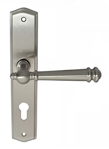 Häusler Onlinehandel GmbH Messing Türbeschlag Kos LS PZ Nickelmatt TürdrückerTürklinke Türgriffe