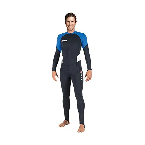 Mares Trilastic Steamer Monosuit - Herren - Gr. L - Rash Guards für sorgenfreies Schnorcheln, schützt vor Sonne und Nesselwesen mit Lichtschutzfaktor 50+, ideal als Unterzieher für Leihanzüge und rutschfeste Stege.