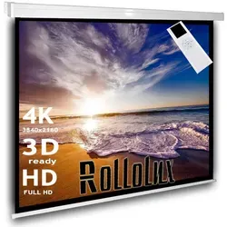 Rollolux Motorleinwand 200 x 200 cm