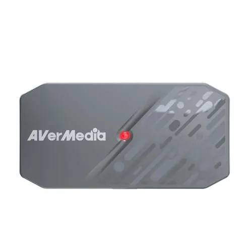 AVerMedia 4K60 HDMI Capture Card für DSLR, Camcorder, GoPro, Geringe Latenz für Live-Streaming & Videokonferenzen mit OBS, Zoom, Twitch, Kompatibel mit Windows, Mac, iPad und PC – CamStream 4K BU113G2