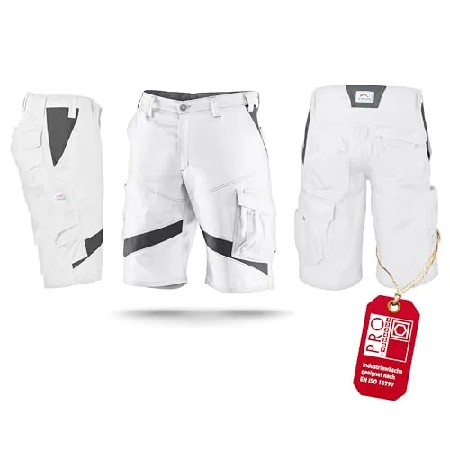 KÜBLER Workwear ACTIVIQ Shorts | Robuste Arbeitsshorts für Herren - Herren-Shorts aus strapazierfähigem Mischgewebe, ideal für den gewerblichen Einsatz. Mit praktischen Taschen für optimale Funktionalität und Bewegungsfreiheit.