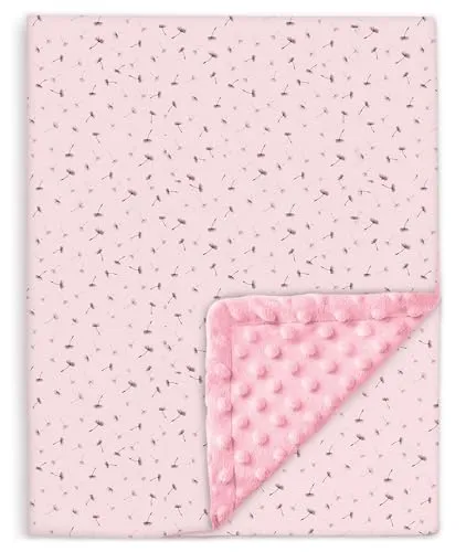 Babydecke - Kinderbettdecke - Baby Bettdecke Aus Weicher Oeko-tex Baumwolle - 100x135 - Kuscheldecke Kinder - Geburtsgeschenk Junge Mädchen - Babydecke Mit Noppen - Baby Bettwäsche - Baumwolldecke