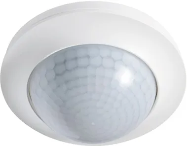 ESYLUX EP10427756 Unterputz Präsenzmelder 360° - Bewegungsmelder mit 360° Erfassungsbereich für große Räume, ideal für Büros und Sporthallen. Einfache Programmierung per Fernbedienung und optimale Lichtsteuerung dank integrierter Sensoren.