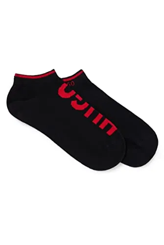 HUGO Damen 2p Logo Cc W Damensocken, Black1, 39-42 EU in rot von HUGO BOSS