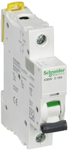 Schneider Electric Trennschalter A9F74116 IC60N Acti9 1P 16A Biegung C 50/60Hz