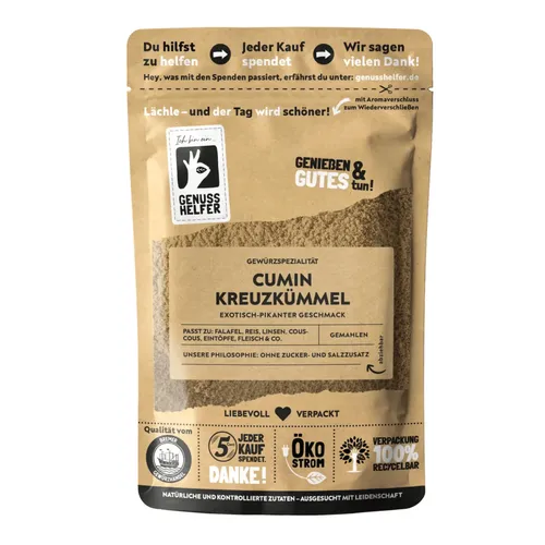 Cumin Kreuzkümmel, gemahlen Bremer Gewürzhandel, 75g