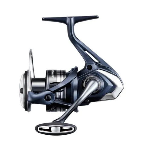 Shimano Miravel C3000 - Leichte Spinnrolle - Angelrollen mit CI4+ Gehäuse für optimale Balance, HAGANE-Getriebe für geschmeidige Kurbelperformance und wasserfestes Bremssystem für zuverlässigen Einsatz bei jedem Wetter.
